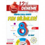 NARTEST 8.SINIF FEN BİLİMLERİ 12 DENEME SINAVI (7 SARMAL)