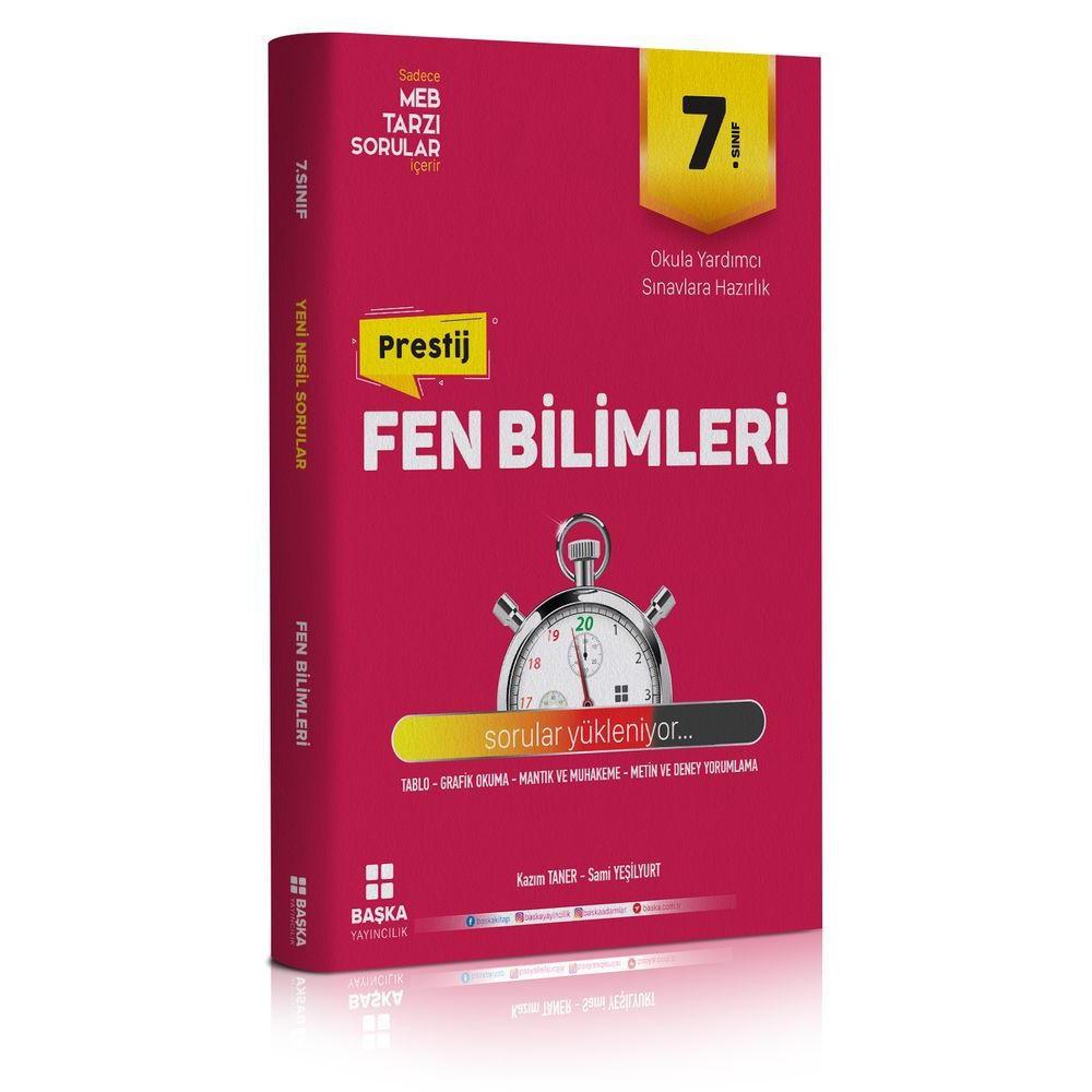 BAŞKA 7.SINIF FEN BİLİMLERİ PRESTİJ SORU BANKASI
