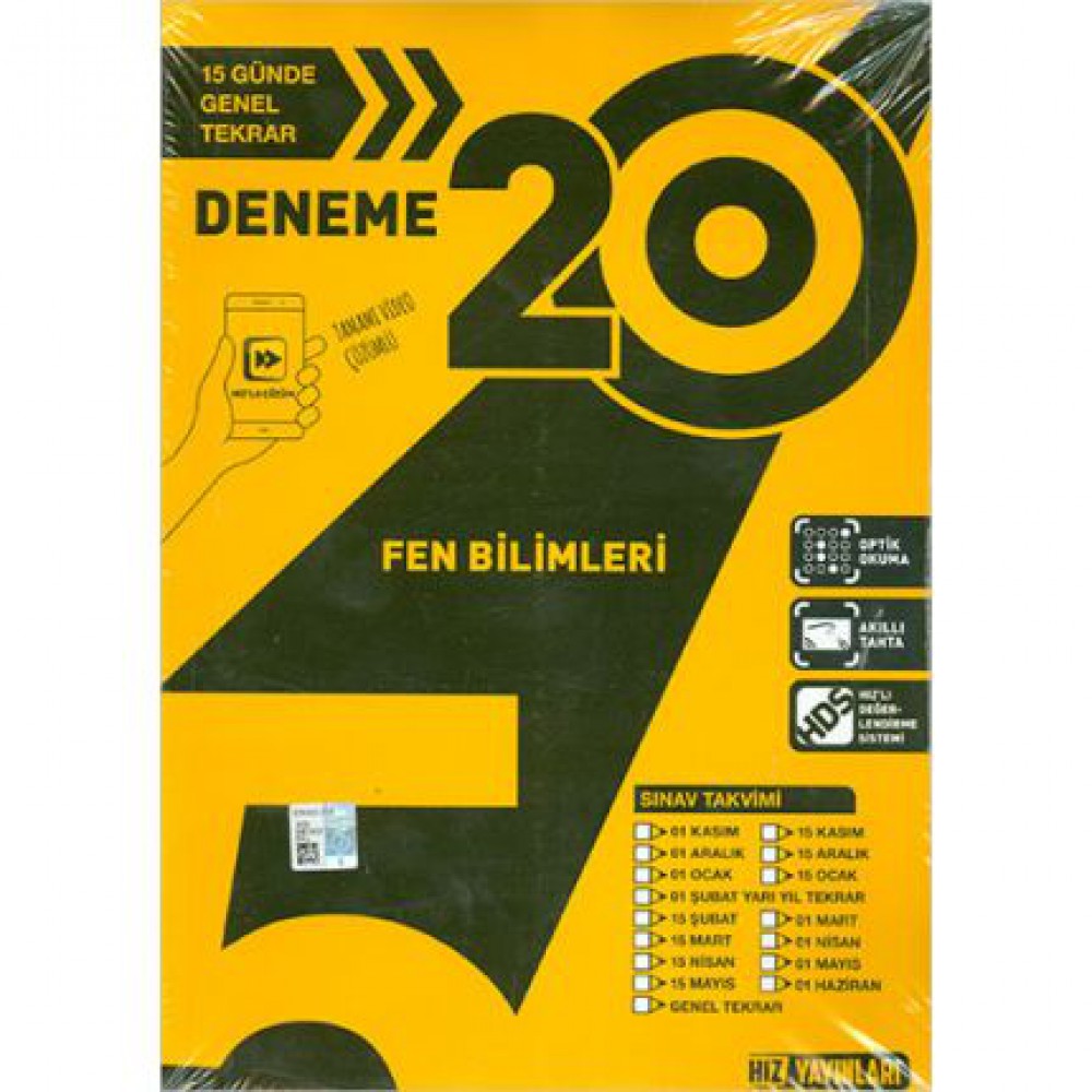 HIZ 5.SINIF FEN BİLİMLERİ 20 Lİ DENEME