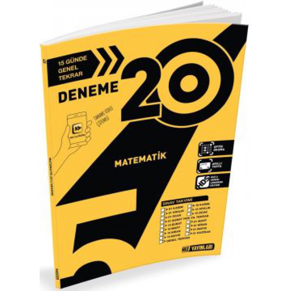 HIZ 5.SINIF MATEMATİK 15 GÜNDE GENEL TEKRAR 20 Lİ DENEME