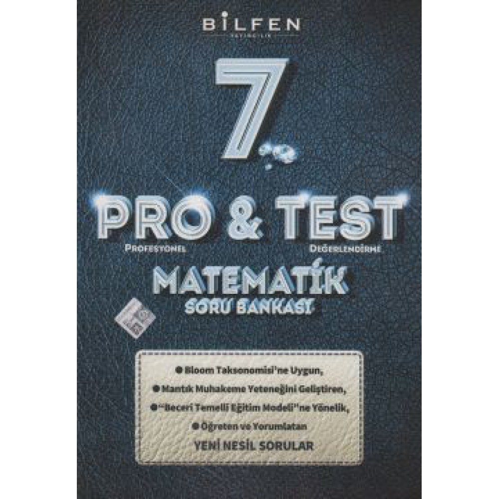 BİLFEN 7.SINIF MATEMATİK PROTEST SORU BANKASI