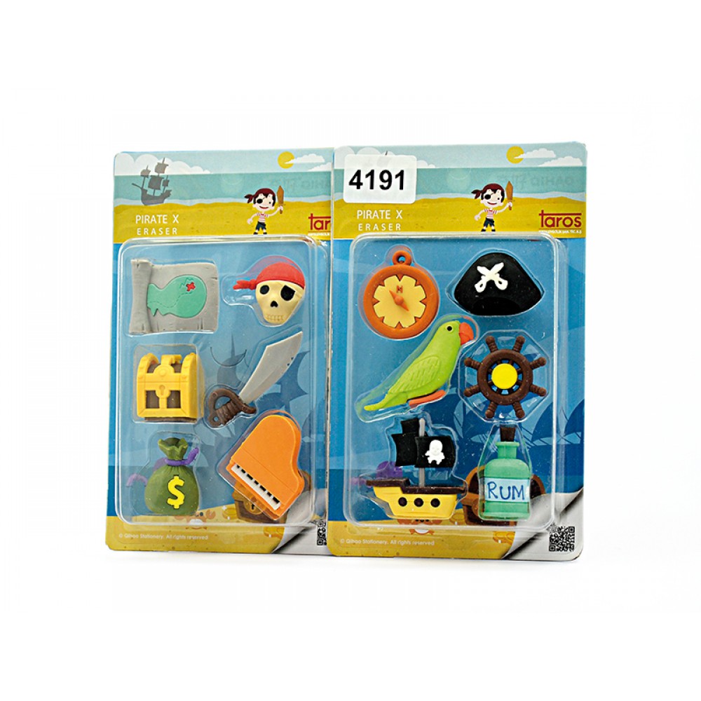 TAROS UNICK COLOR KORSAN SİLGİ SETİ 6 LI 4191