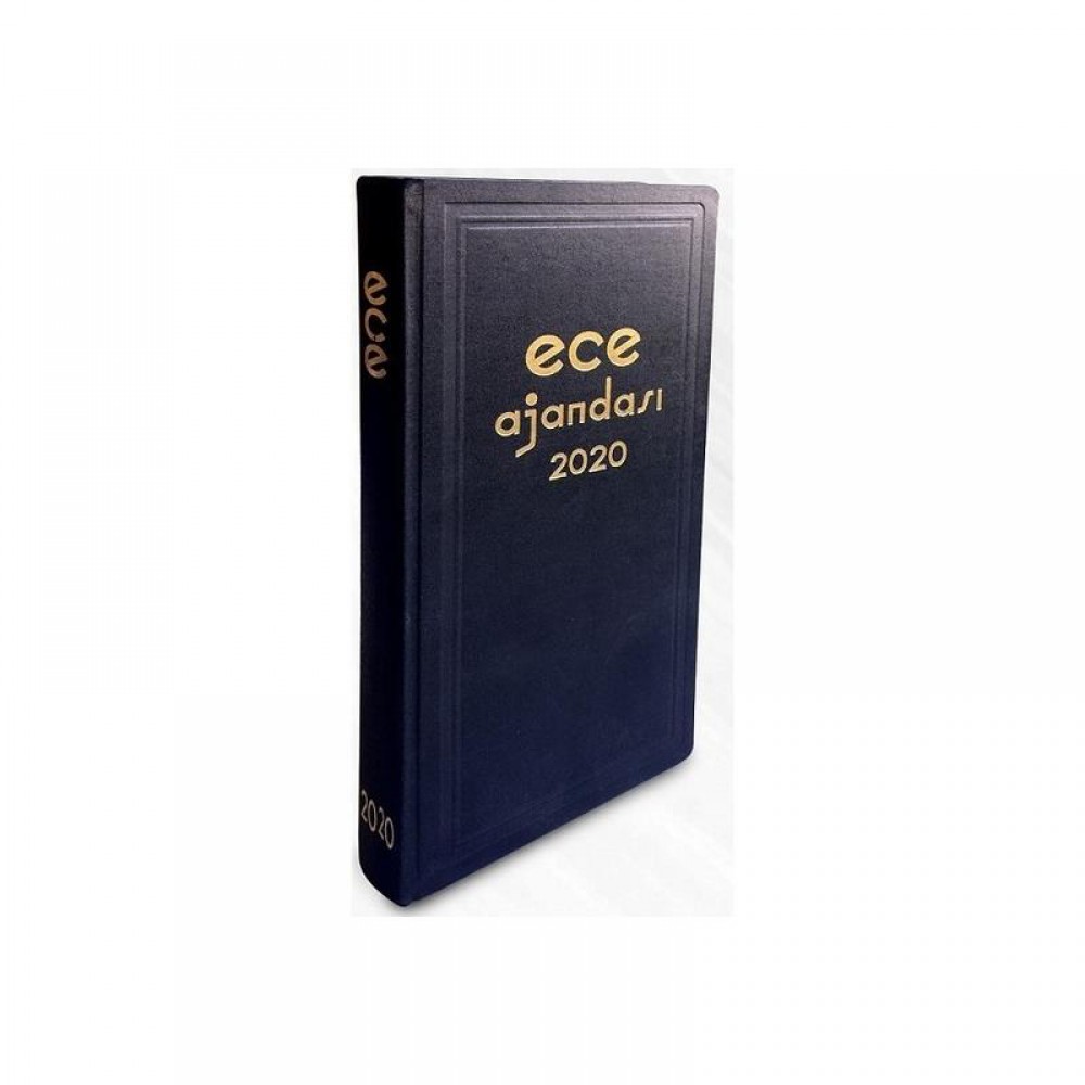 ECE AJANDA GÜNLÜK TİCARİ SİYAH CİLT BEZLİ 2020