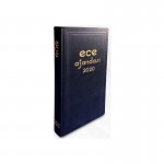 ECE AJANDA GÜNLÜK TİCARİ SİYAH CİLT BEZLİ 2020