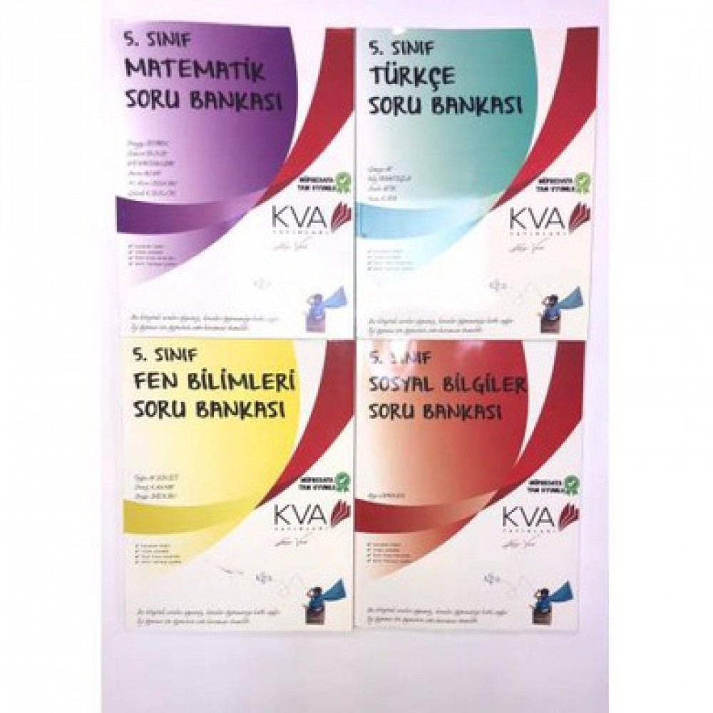 KORAY VAROL 5.SINIF 4'LÜ SORU BANKASI SETİ * YENİ MÜFREDAT