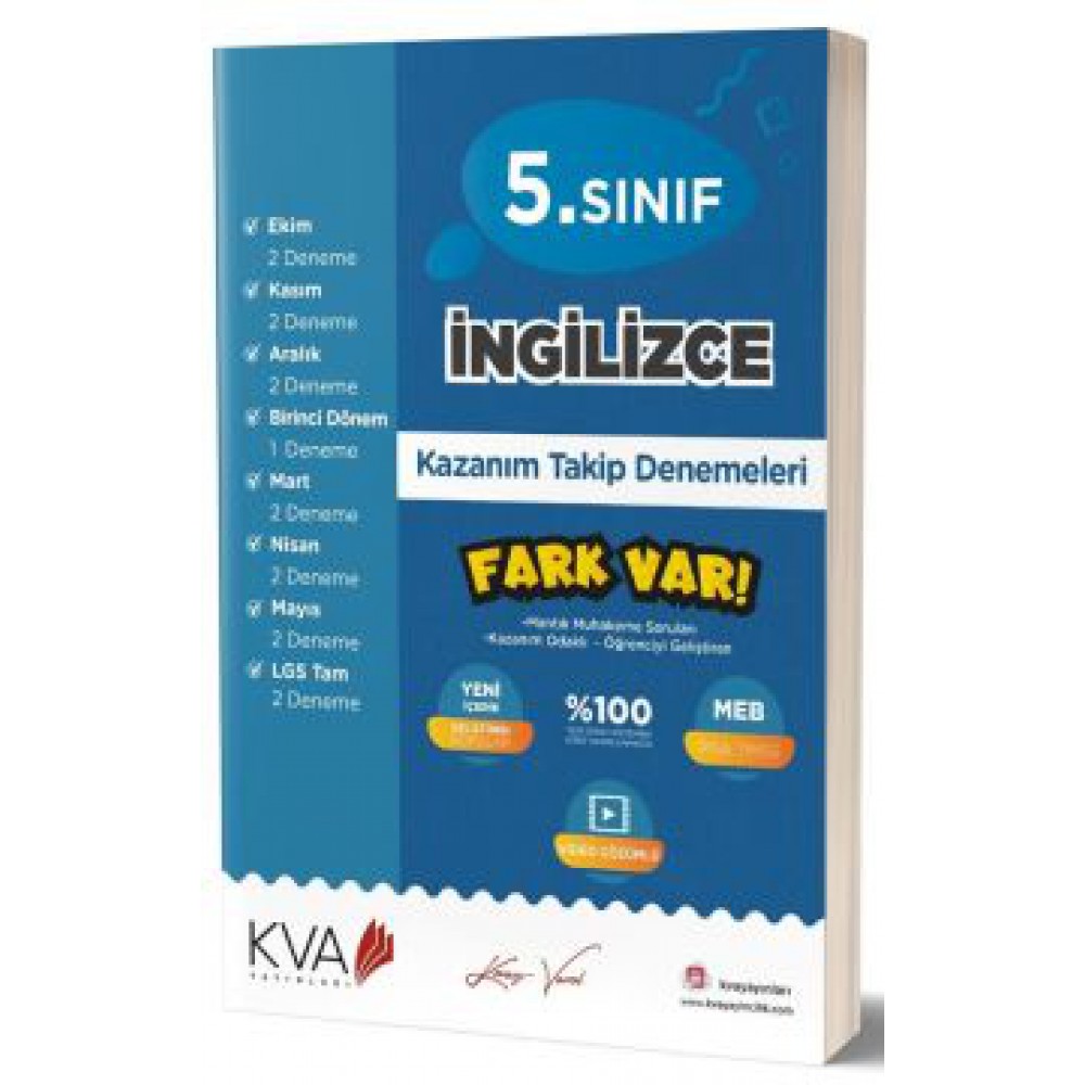 KORAY VAROL 5.SINIF İNGİLİZCE KAZ. TAKİP KİTABI