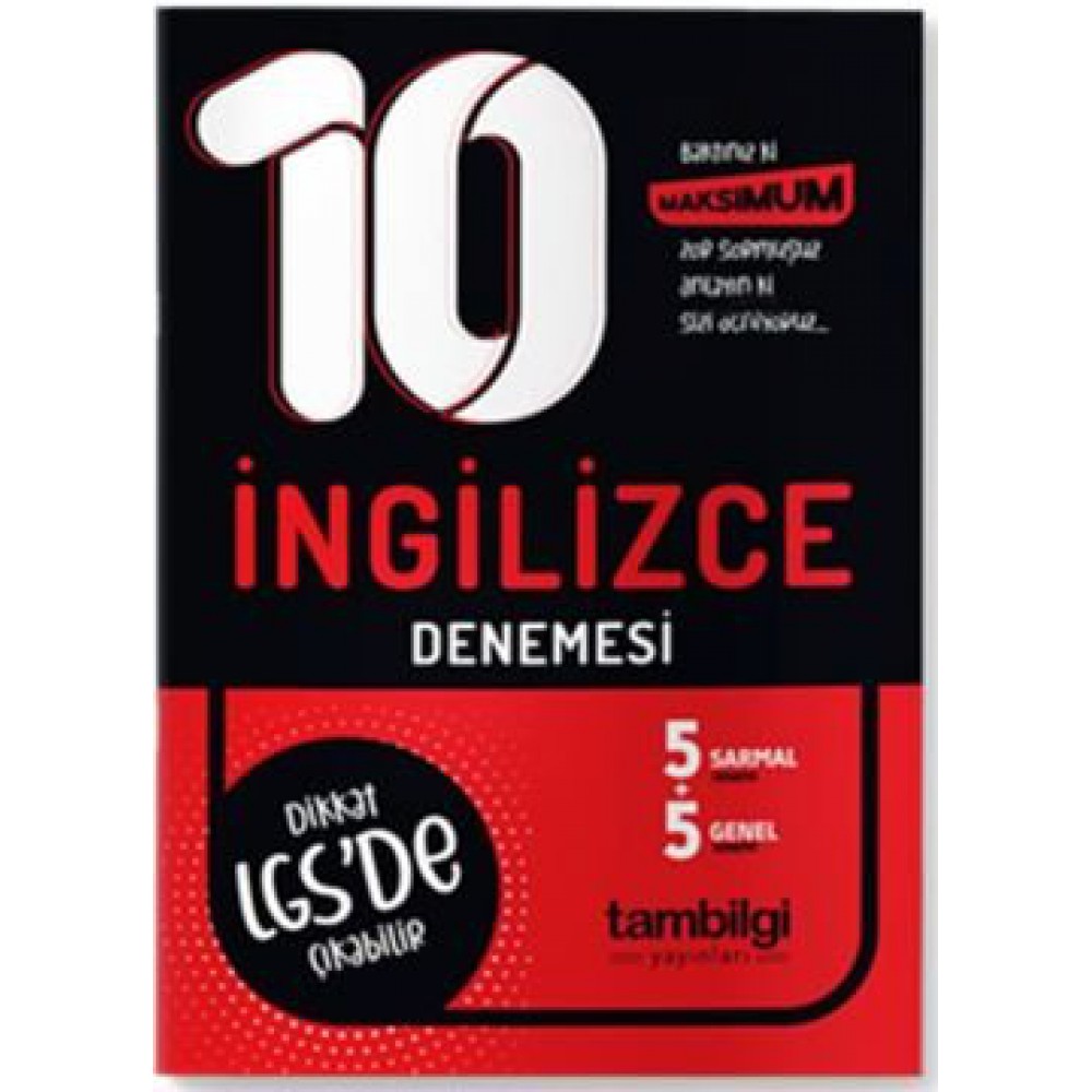 TAMBİLGİ 8.SINIF İNGİLİZCE BRANŞ DENEMESİ