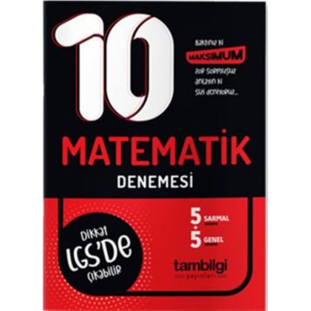 TAMBİLGİ 8.SINIF MATEMATİK BRANŞ DENEMESİ