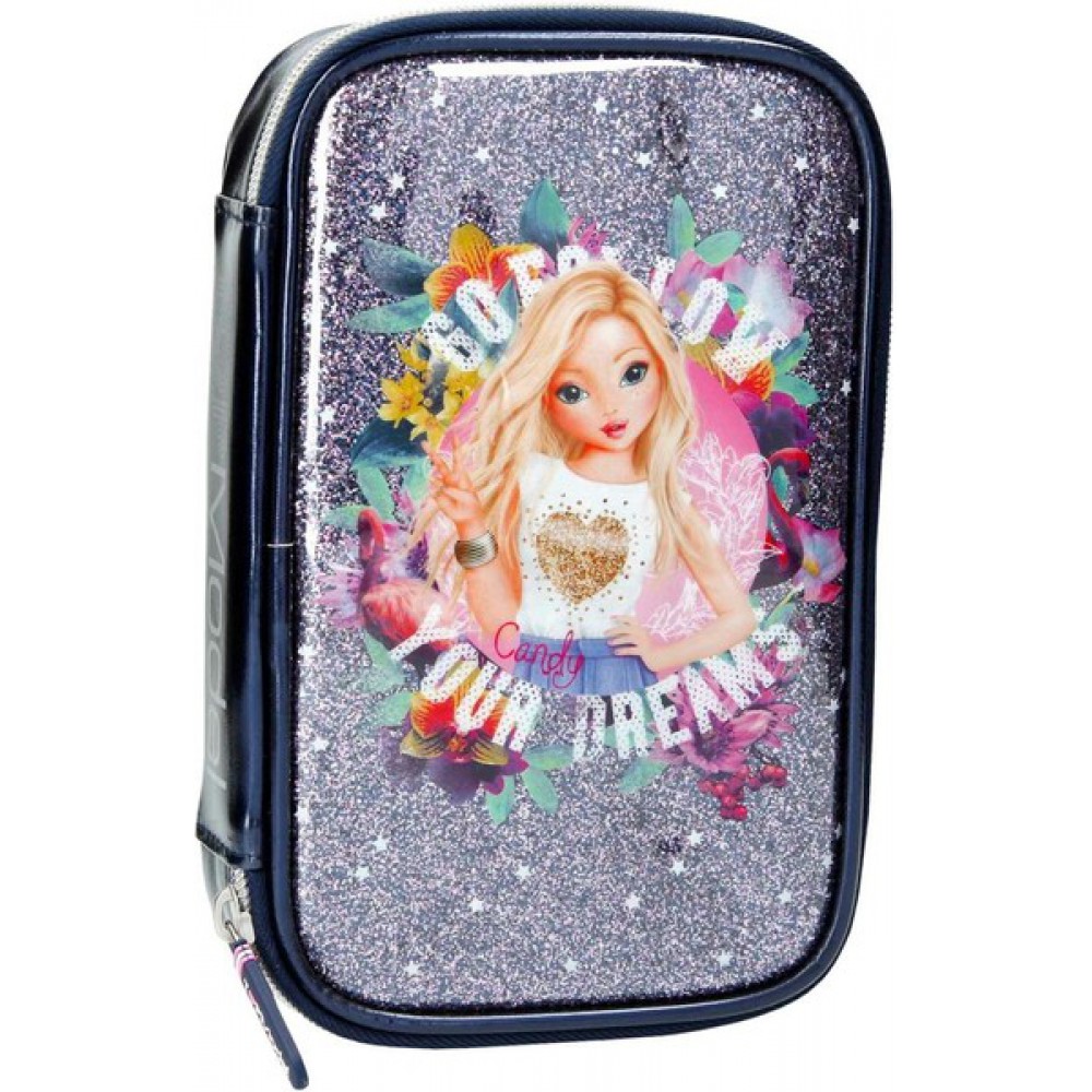 TOP MODEL 3 KATLI DOLU KALEM KUTU  DK040739-A