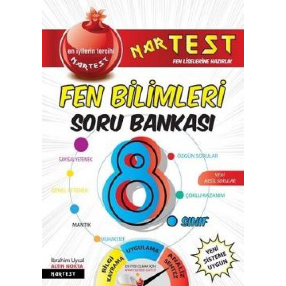 NARTEST 8. SINIF SÜPER ZEKA FEN BİLİMLERİ SORU BANKASI
