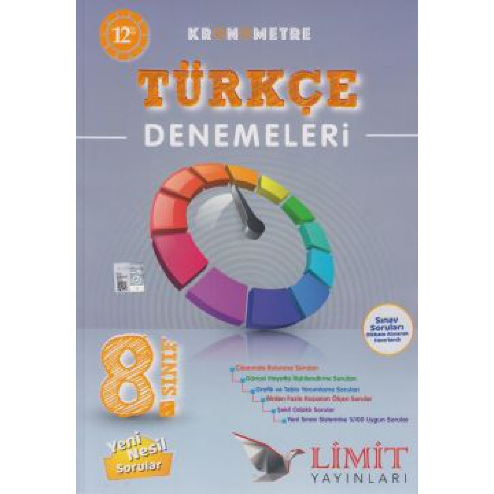 LİMİT 8.SINIF KRONOMETRE 12 Lİ TÜRKÇE DENEME
