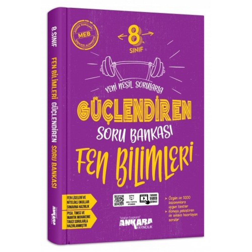 ANKARA 8.SINIF FEN BİLİMLERİ GÜÇLENDİREN SORU BANKASI
