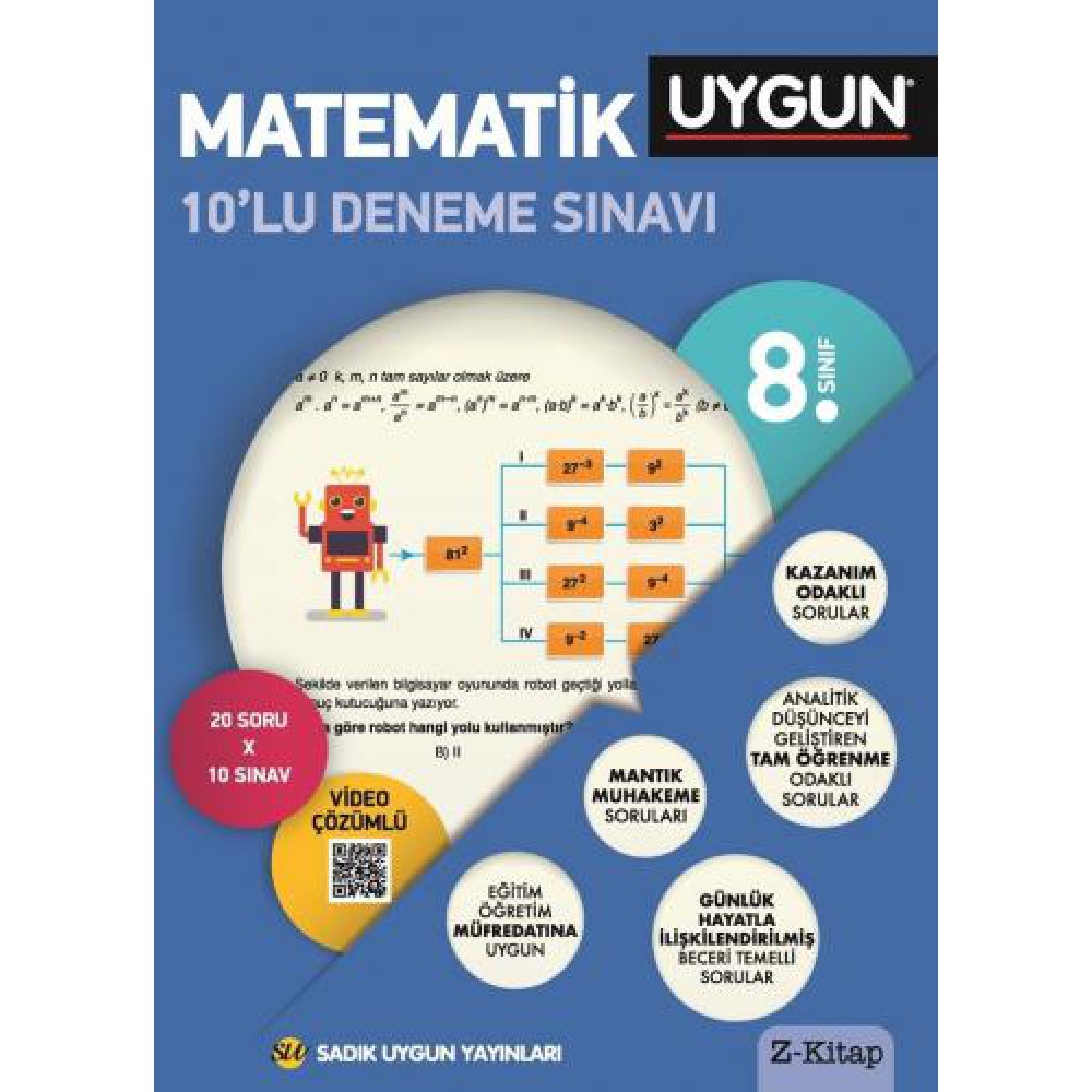 UYGUN 8.SINIF MATEMATİK 10 LU DENEME