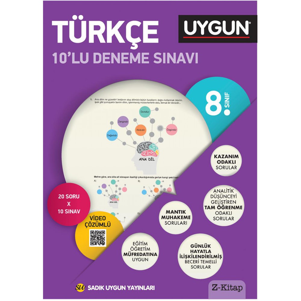 UYGUN 8.SINIF TÜRKÇE 10 LU DENEME