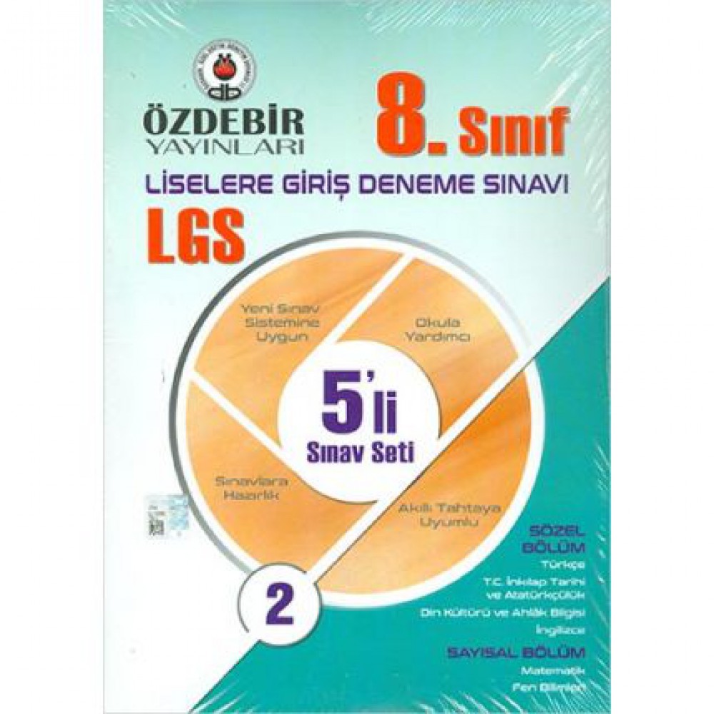 ÖZDEBİR 8.SINIF LGS 5 Lİ SINAV SETİ-2