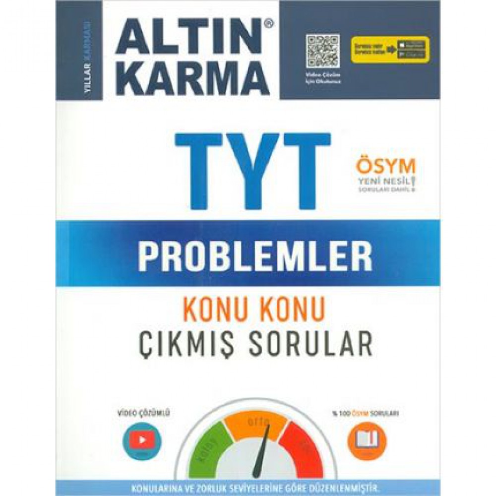 ALTINKARMA TYT PROBLEMLER ÇIKMIŞ SORULAR