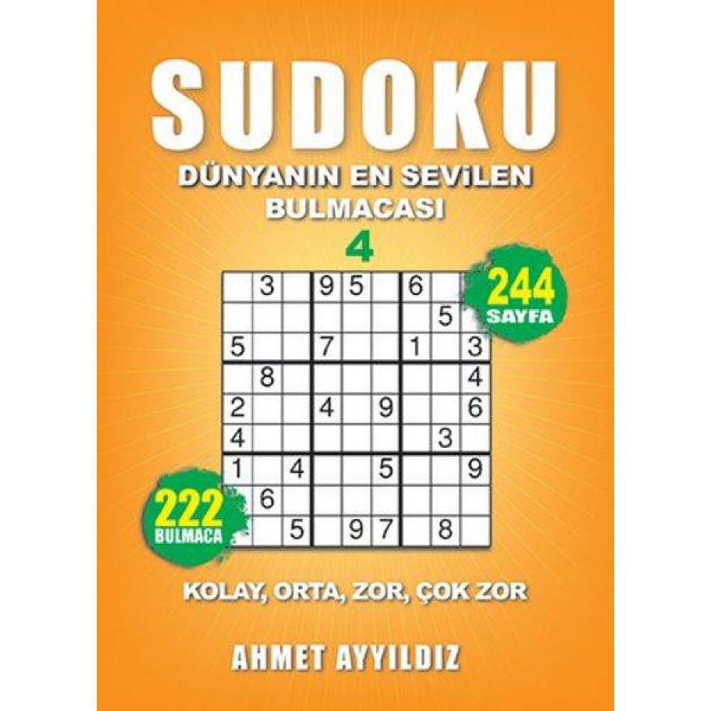 SUDOKU DÜNYANIN EN SEVİLEN BULMACASI 4
