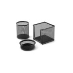 DRT METAL MASA ÜSTÜ 3 LÜ SET SİYAH KOD--905