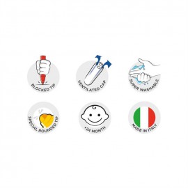 Carioca Jumbo Bebek Süper Yıkanabilir Keçeli Boya Kalemi 6lı