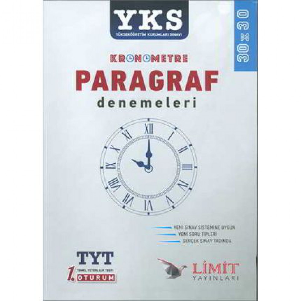 LİMİT YKS KRONEMETRE PARAGRAF DENEMELERİ