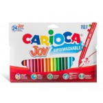 CARIOCA JOY SÜPER YIKANABİLİR KEÇELİ BOYA KALEMİ 24'LÜ