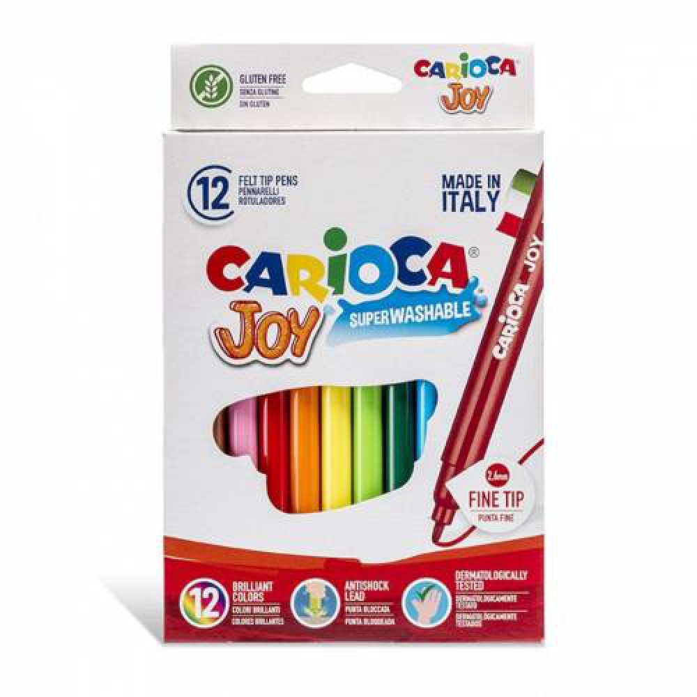 CARIOCA JOY KEÇELİ BOYA KALEMİ 12 RENK 40614