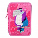 TOP MODEL FİLLED PENCİL CASE TRİPLE 3 KATLI DOLU  