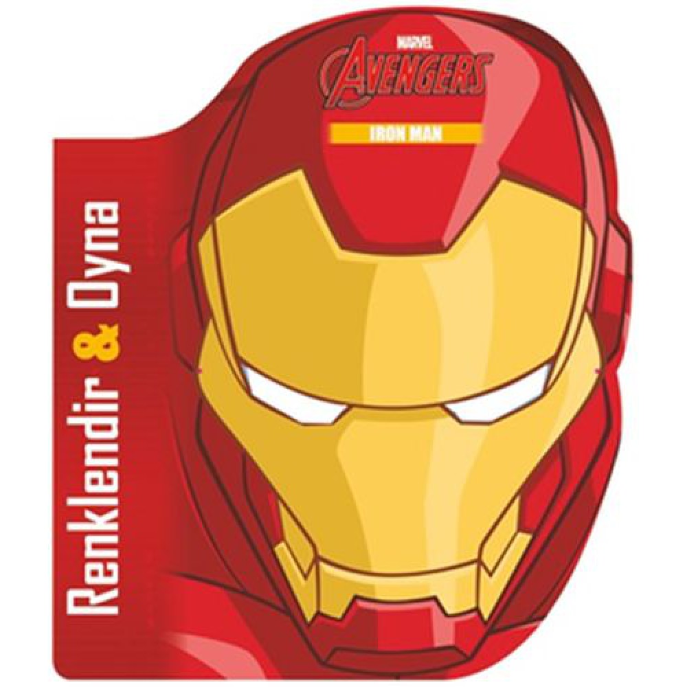 AVENGERS IRON MAN MASKELİ BOYAMA KİTABI
