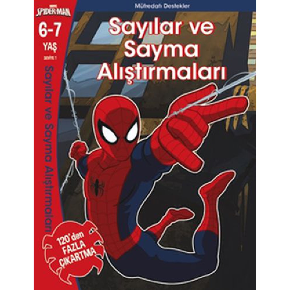SPIDERMAN SAYILAR VE SAYMA ALIŞTIRMA 6-7 YAŞ
