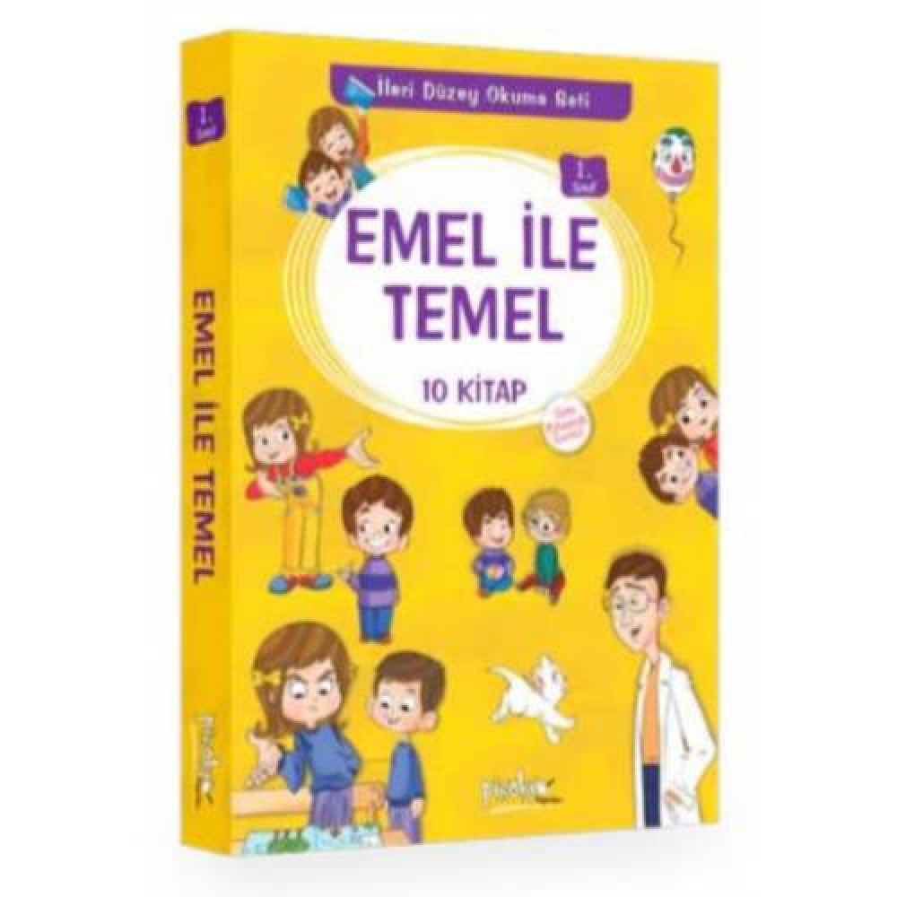 PİNOKYO 1.SINIF EMEL İLE TEMEL SERİSİ-10 KİTAPLIK SET