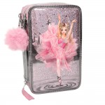 TOP MODEL FANTASTİK TRİPLE DOLU KALEMLİK BAL GRİ