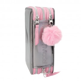 TOP MODEL FANTASTİK TRİPLE DOLU KALEMLİK BAL GRİ