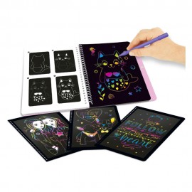 TOP MODEL SİHİRLİ KAZIMA BOYAMA KİTABI 0897_A  N/A