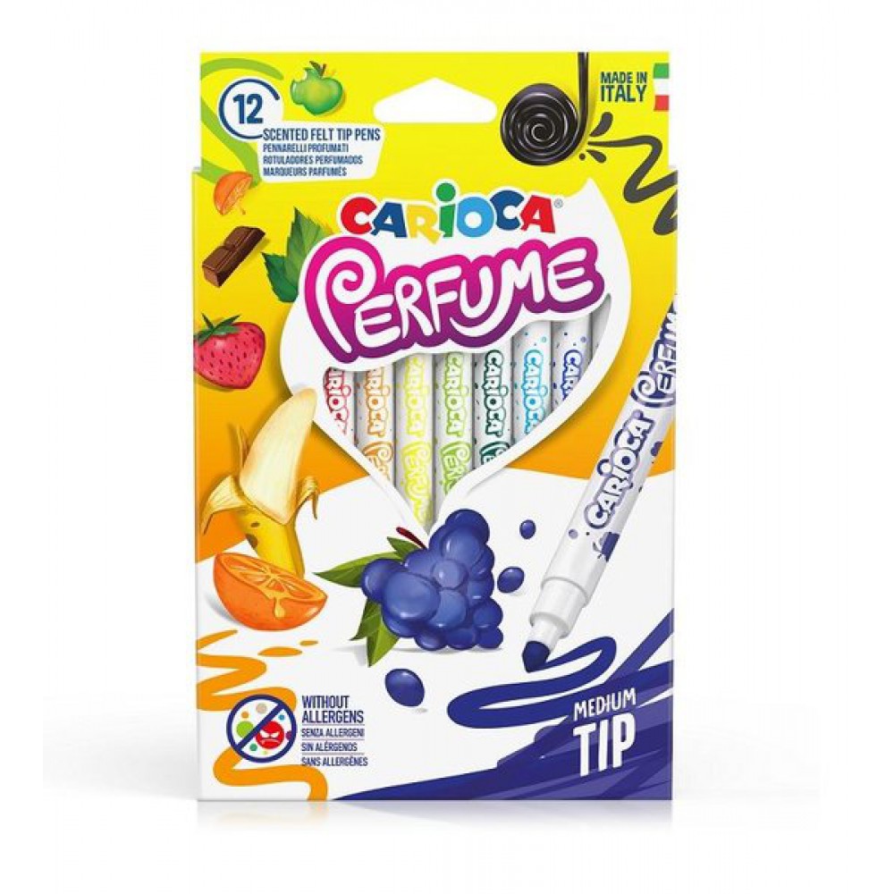 CARIOCA KOKULU KEÇELİ BOYA KALEMİ 12 Lİ 42672