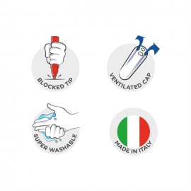 CARIOCA PASTEL SÜPER YIKANABİLİR KEÇELİ KALEM 8 Lİ