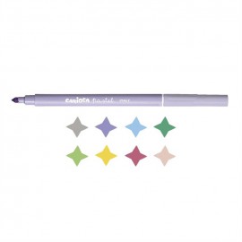 CARIOCA PASTEL SÜPER YIKANABİLİR KEÇELİ KALEM 8 Lİ