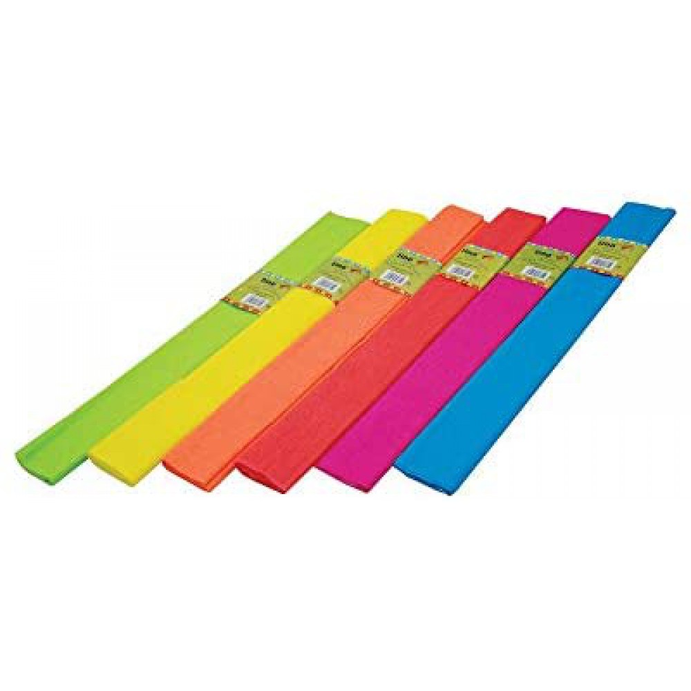 LİNO LÜX FOSFORLU KRAPON KAĞIDI 6 RENK 10 LU PA-014F