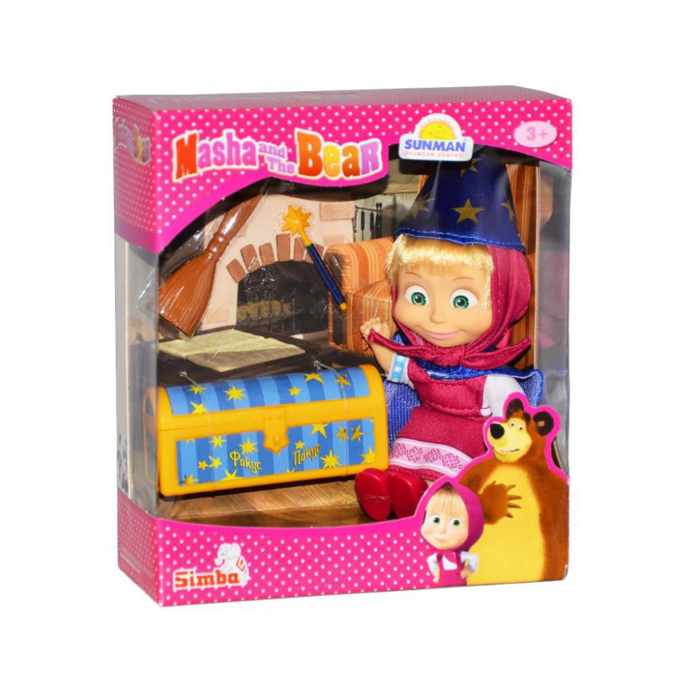 SUNMAN  MASHA BEBEK SİHİRBAZ 12cm 2024