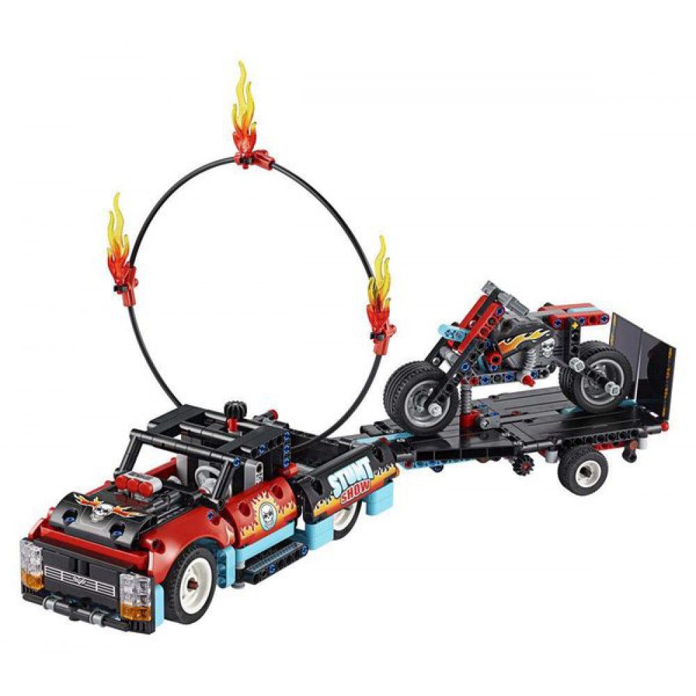 LEGO TECH-GÖSTERİ KAMYONETİ VE MOTORSİKLETİ LMT42106