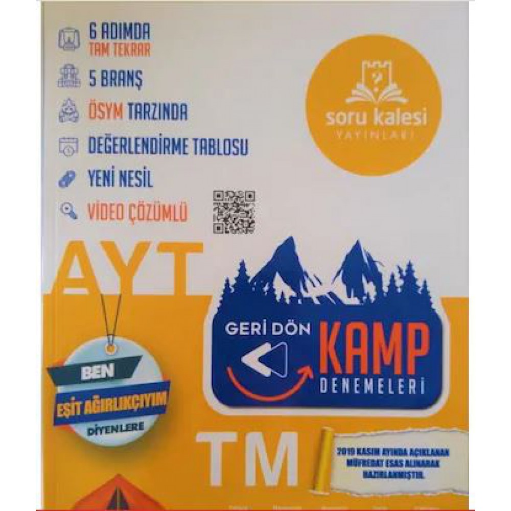 SORU KALESİ AYT EŞİT AĞIRLIK-SÖZEL KAMP DENEMELERİ