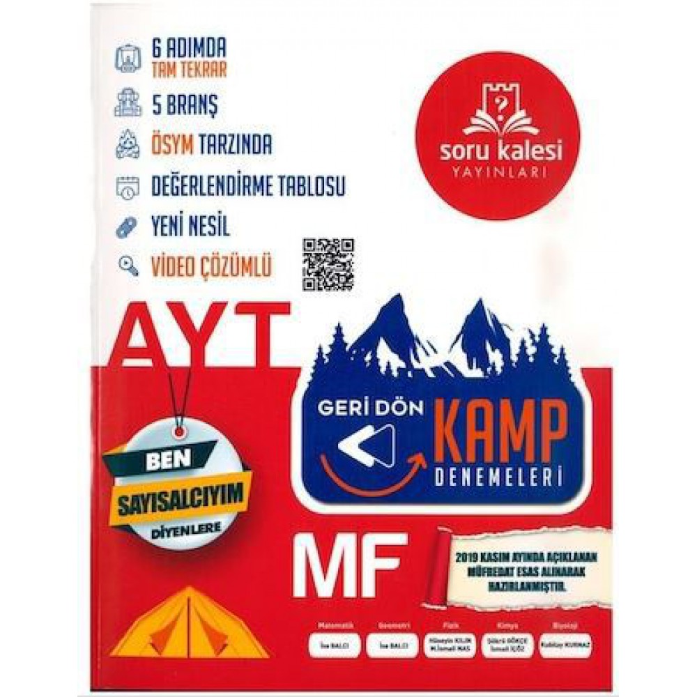 SORU KALESİ AYT SAYISAL KAMP DENEMELERİ 