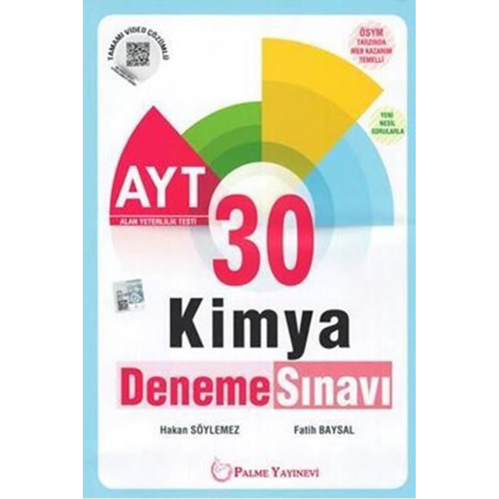 PALME AYT KİMYA 30 LU DENEME SINAVI