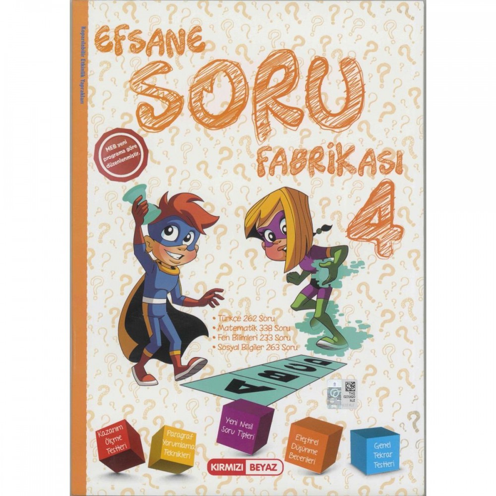KIRMIZI BEYAZ 4.SINIF EFSANE SORU FABRİKASI