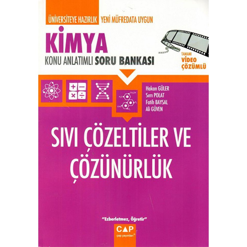 ÇAP ÜNV.HAZIRLIK KİMYA SIVI ÇÖZELTİ VE ÇÖZR.KA-SB