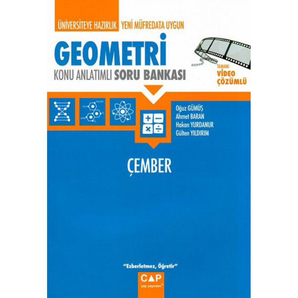 ÇAP YAYINLARI GEOMETRİ ÇEMBER KONU ANLATIMLI SORU BANKASI 