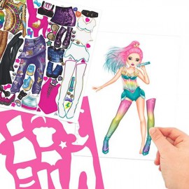 TOP MODEL POPSTAR BOYAMA KİTABI 4324