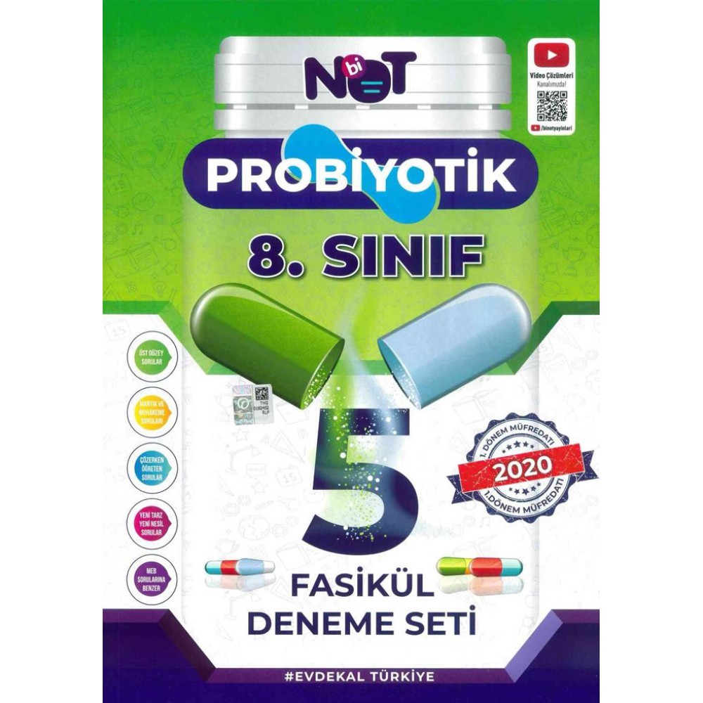BİNOT 8.SINIF 1.DÖNEM PROBİYOTİK 5 FASİKÜL DENEME