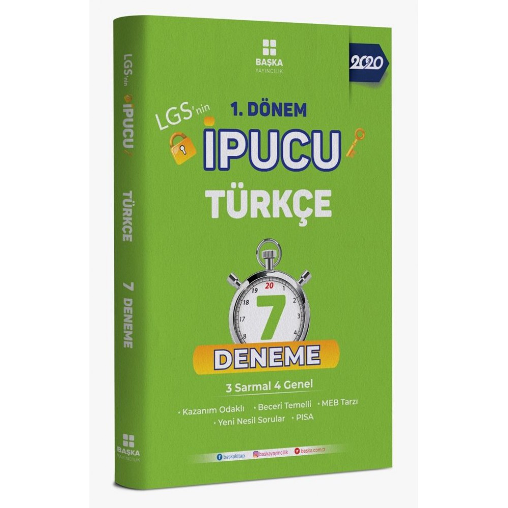 BAŞKA 8.SINIF 1.DÖNEM İPUCU TÜRKÇE 7 DENEME