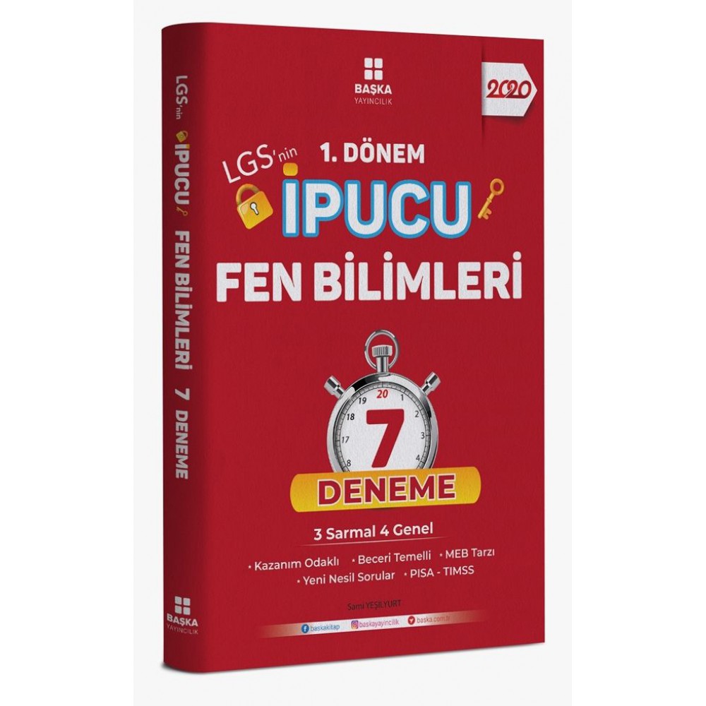 BAŞKA 8.SINIF 1.DÖNEM İPUCU FEN BİLİMLERİ 7 DENEME