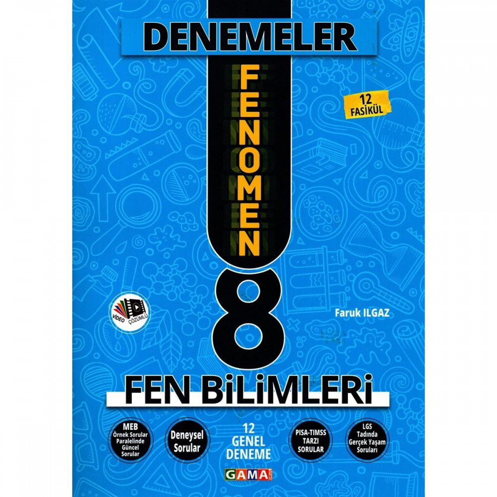 GAMA 8.SINIF LGS 1.DÖNEM FEN BİLİMLERİ 12 Lİ DENEME